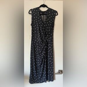 Banana Republic Sleeveless Faux Wrap Dress, Size M